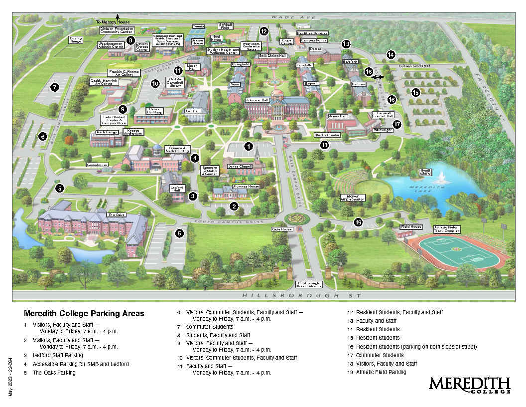 Campus Map Meredith College